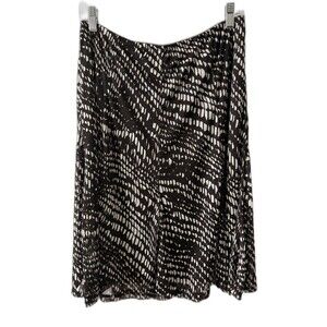 Christopher & Banks Lined Mesh Midi Skirt size Medium